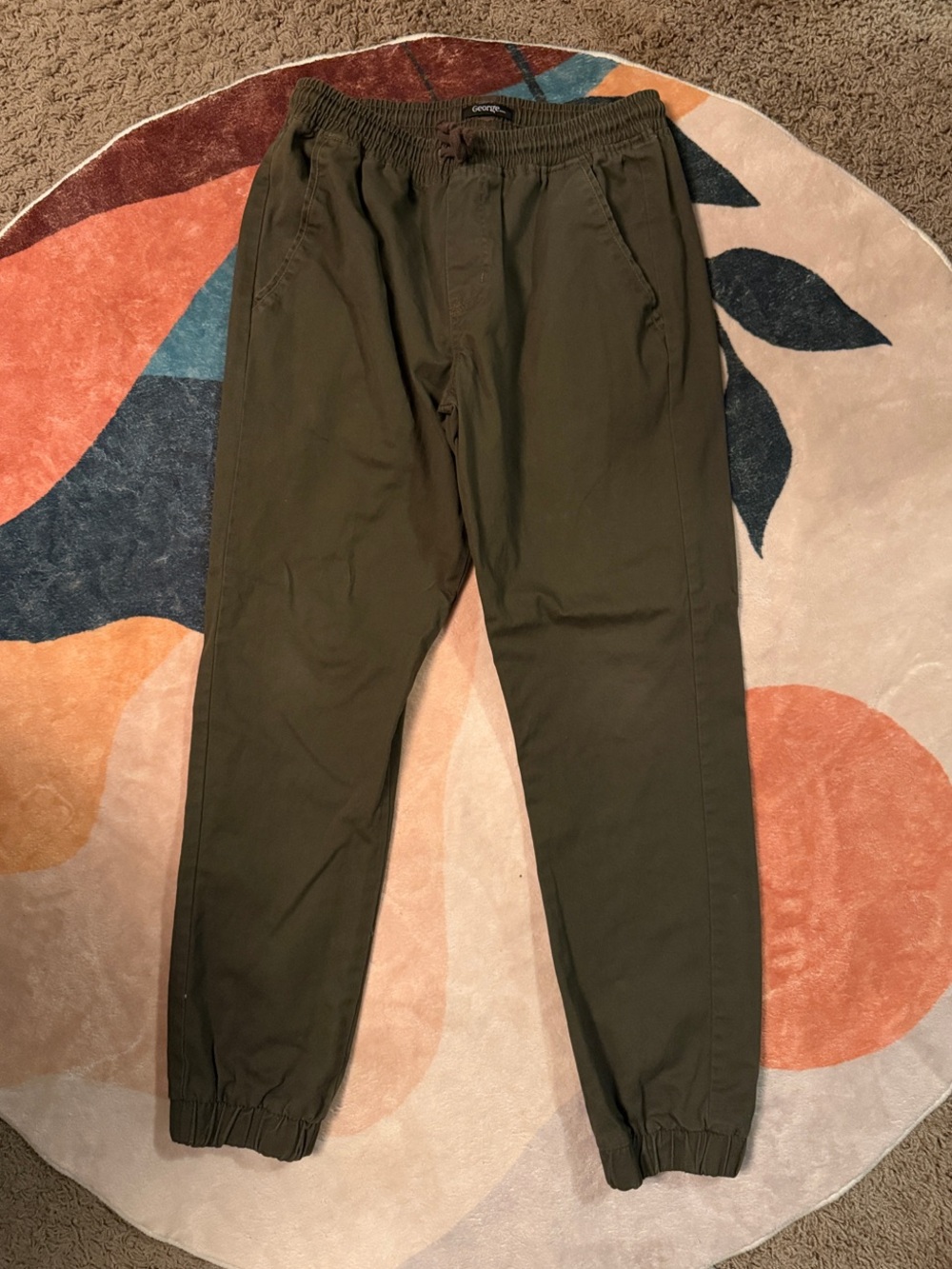 Men's Olive green joggers. 32x 32.